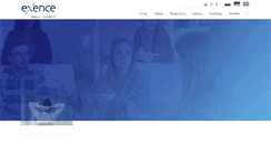 Desktop Screenshot of exence.com